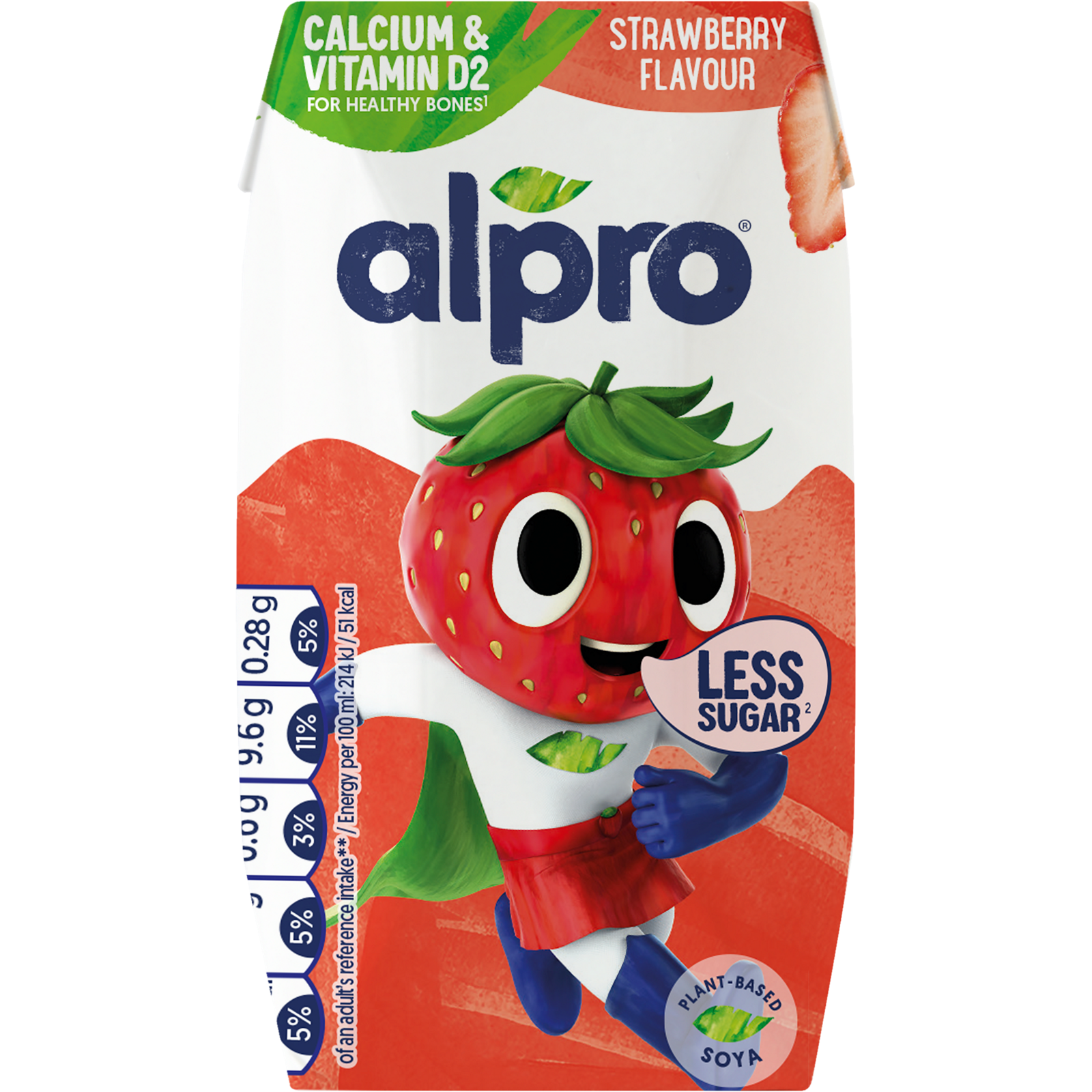 Alpro Kids Strawberry Drink 200ml – La Vida Vegan