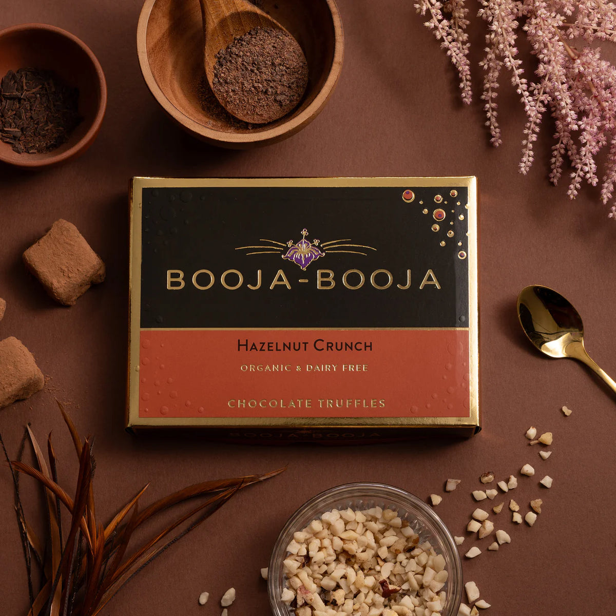 Booja Booja Chocolate Truffles 92g (8pk) - Hazelnut Crunch – La Vida Vegan