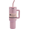 Ever Eco Insulated Tumbler w/ Handle & Straw (Rose) 1.18L