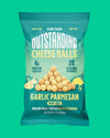 Outstanding Foods Cheese Balls 85g - Garlic Parmesan  Flavour