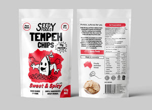 Tempeh Chips 60g - Sweet & Spicy Flavour