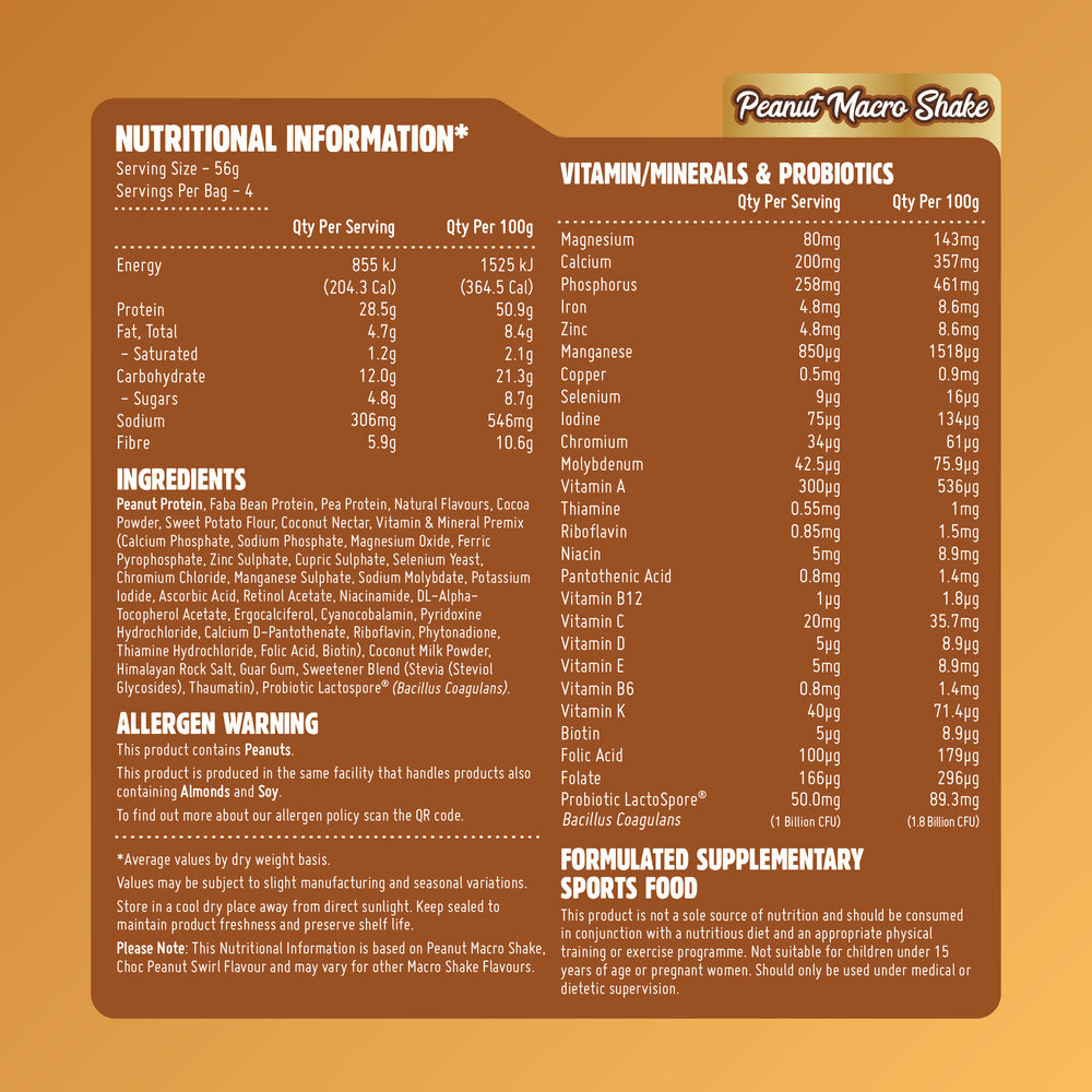 Macro Mike The Macro Shake Meal Replacement Sample Pack (7 x 56g) – La ...