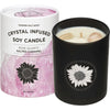 Summer Salt Body Crystal Infused Soy Candle - Rose Quartz Salted Caramel