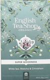 English Tea Shop Organic White Tea Matcha Cinnamon Tea Bags 20pk