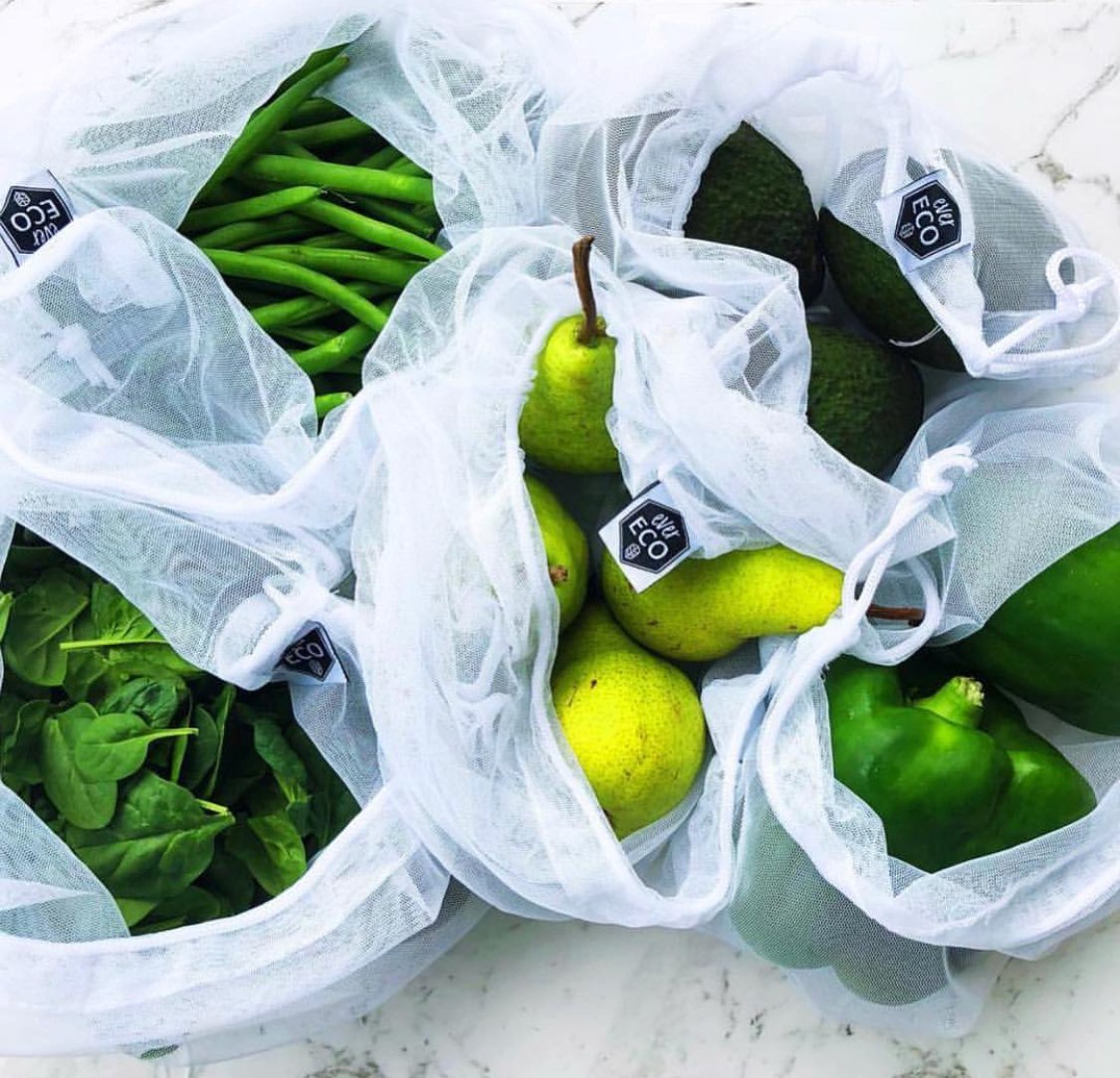 Ever Eco Large Reusable Produce Bags pk – La Vida Vegan