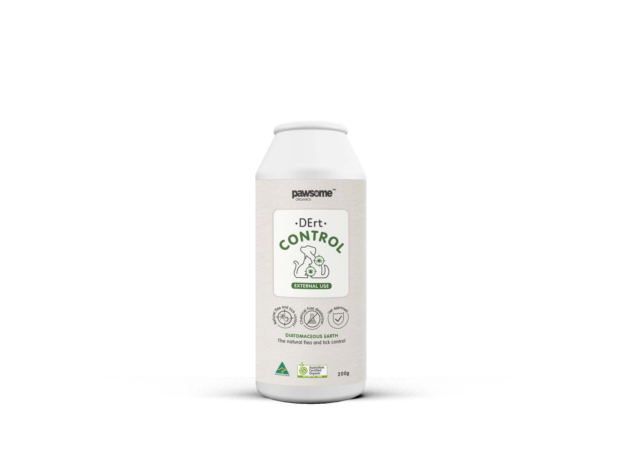 Pawsome Organics DErt Control 200g – La Vida Vegan