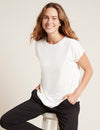 Boody Downtime Lounge Top Natural White (M) 12-14
