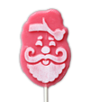 Original Candy Co Santa Face Strawberry Lollipop 65g