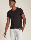 Boody Men's V-Neck T-Shirt Black (L)