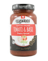 Ozganics Tomato & Basil Pasta Sauce 500g