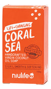 NiuLife Coconut Oil Soap Coral Sea 100g