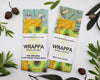 WRAPPA Vegan Reusable Food Wraps Foodies 3 Pack