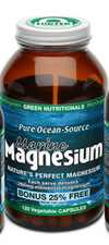 Green Nutritional Marine Magnesium 260mg Vegan Capsules (120)